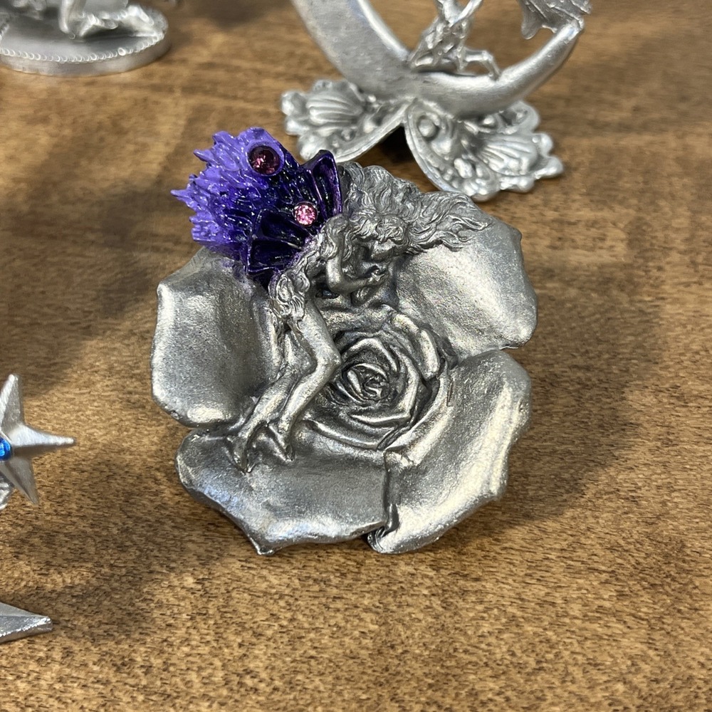 CCI Comstock Creations‎ Lot Of Pewter Fairy Fantasy Figures Figurines - Picture 8 of 16
